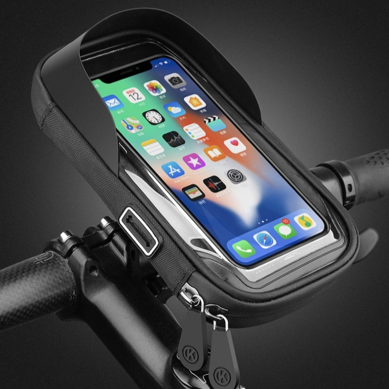 Bicycle Motorcycle GPS Navigation Holder Waterproof Multi-function Mobile Bracket Card Pack Bike Mot