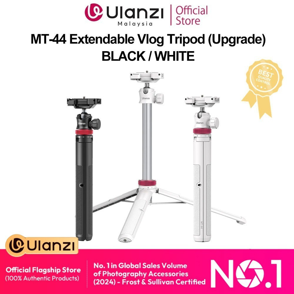 Ulanzi ขาตั้งกล้อง Vlog แบบขยายได้ - สีดํา/ขาว MT-44