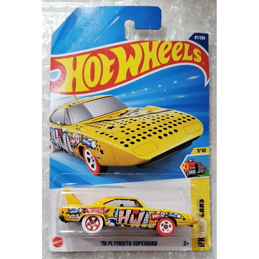 ⚠️⚠️⚠️ แพ็คไม่สวยตามภาพ ـــــــــــﮩ٨ﮩ٨ hwd Hot wheels 70 Plymouth Superbird yell ใหม่