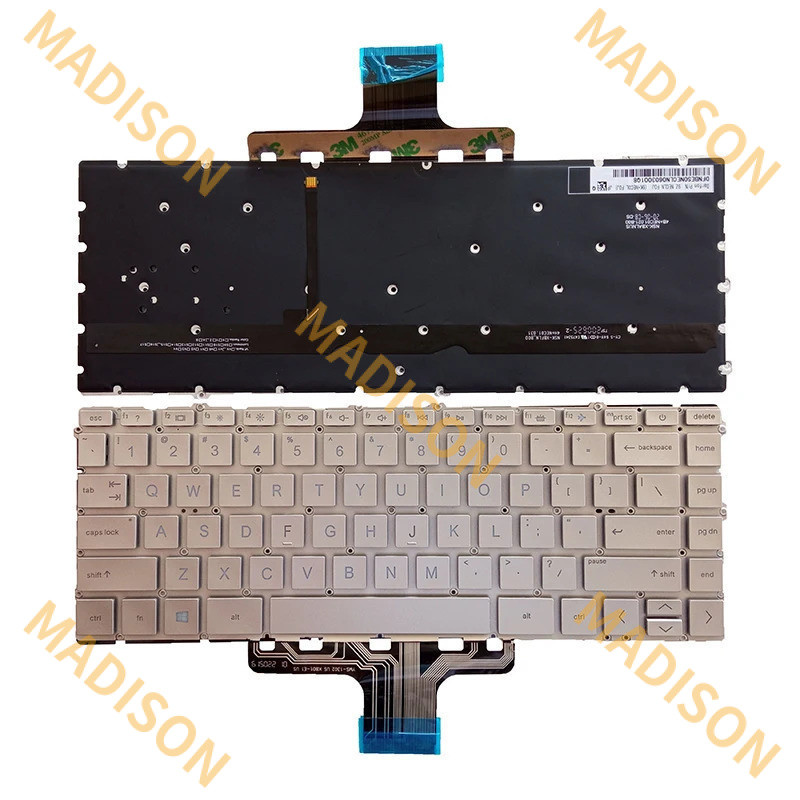 แป้นพิมพ์ US สําหรับ HP Pavilion X360 13-BB 14M 14-DW 14-DV 14-DY 14-EK 14-EC 14-EM 14-EP TPN-I141 I