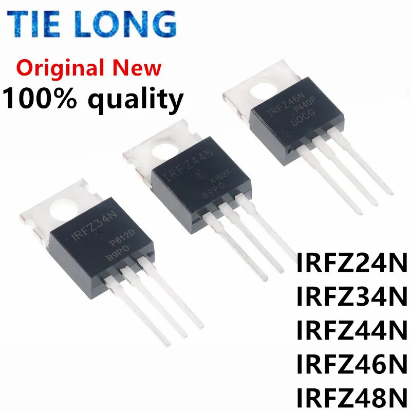 5PCS IRFZ24N IRFZ24NPBF IRFZ24 IRFZ34N IRFZ34 IRFZ44N IRFZ44 IRFZ46N IRFZ46 IRFZ48N IRFZ44NFBF IRFZ4