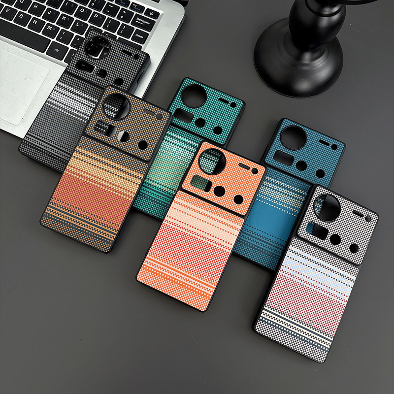 Z80Ultra สําหรับ Nubia Z80 Ultra Z70S Ultra Z60 Ultra Z70 Ultra ตัดกันรูปแบบไฟเบอร์กันกระแทกโทรศัพท์