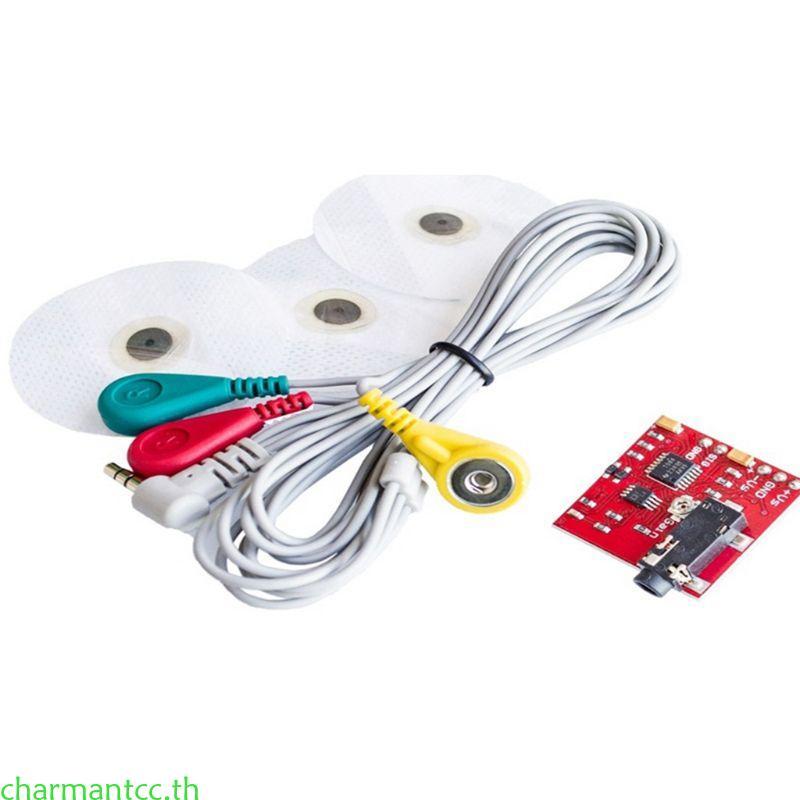 Charmantcc Professional Muscle Signal Sensor โมดูลเซ็นเซอร์ EMG ทนทานสําหรับคอนโทรลเลอร์ชุดอุปกรณ์เส