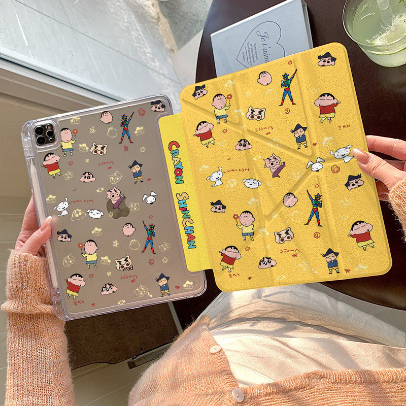เคสแท็บเล็ต Apple ipad11 air7/6 เคสป้องกัน pro2024 พร้อมช่องเสียบปากกา air5/4 เคส iPad 9/8/7 เคสรุ่น
