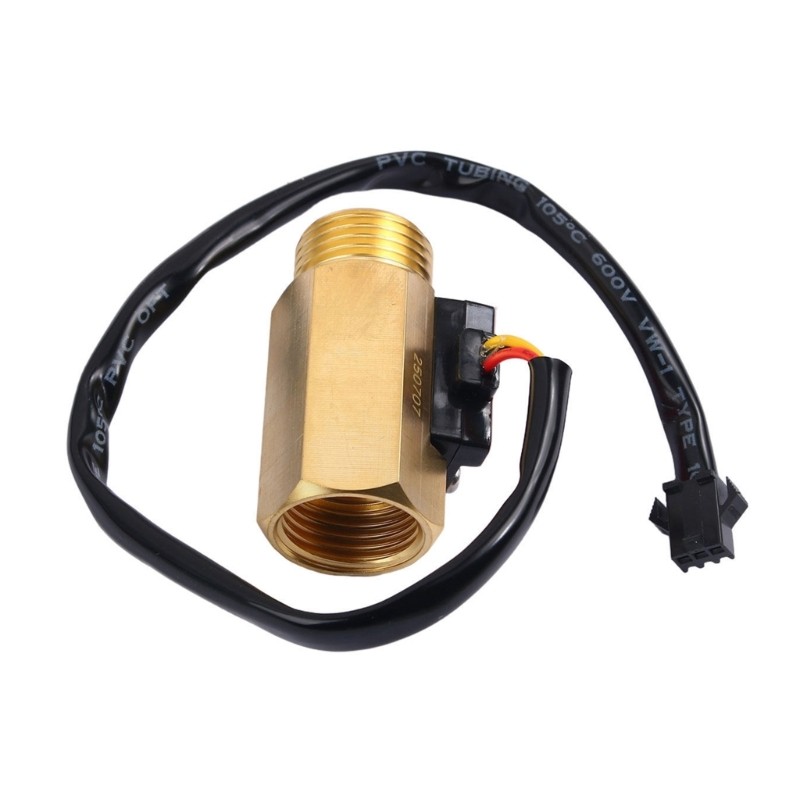 HL ความแม่นยํา G1 2 Hall Effect Flow Sensors สําหรับ Liquid Flow Counter In 1 25L min ความจุสูงสุด 1