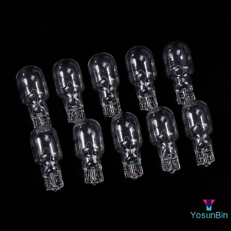 YosunBin] 10 ชิ้น T15 12V 16W ไฟด้านข้างรถยนต์ไฟภายในไฟ Clearance เครื่องมือไฟหลอดฮาโลเจนอัตโนมัติใหม่