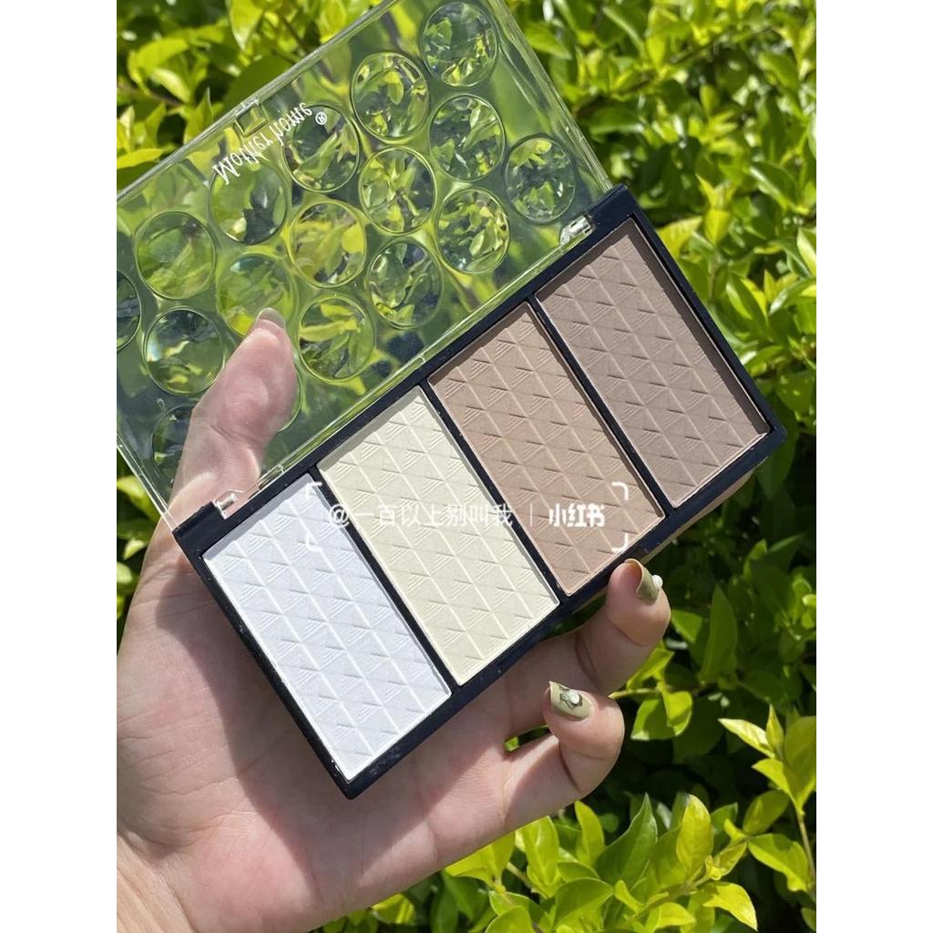 คอนทัวร์หน้า คอนทัวร์ Mothers Home Four-Color Contouring Plate Powder Matte Makeup Artist 04 Nose Sh