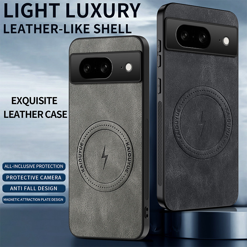 สําหรับ Google Pixel 7 / Pixel 7 Pro Case Luxury Sheep Skin Magnetic Matte Cover Anti-drop กันชน