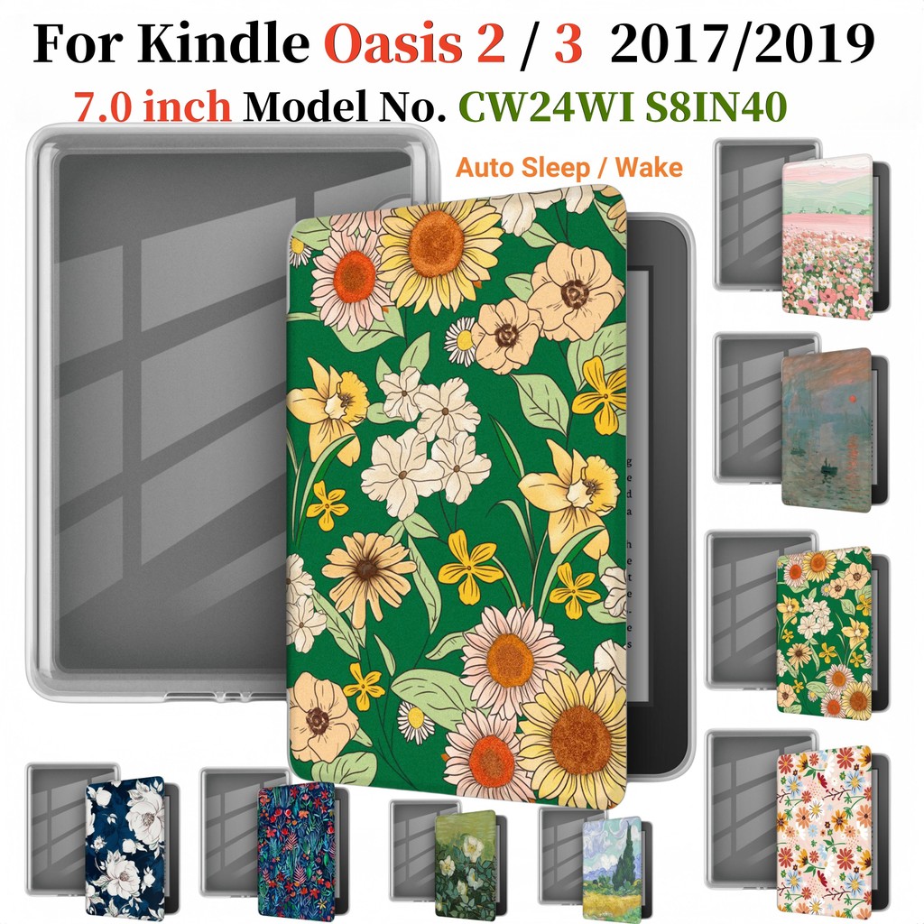 สําหรับ Kindle Oasis 2 3 9th 10th Generation 2019 2017 S8IN4O CW24WI 7 นิ้วอะคริลิคฝาครอบ Oasis3 Oas