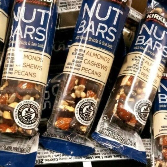 ตลาดเปิด CostcoKirkland Kirkland Assorted Nut Bar Chocolate Canadian Imported Snacks Hot Products201