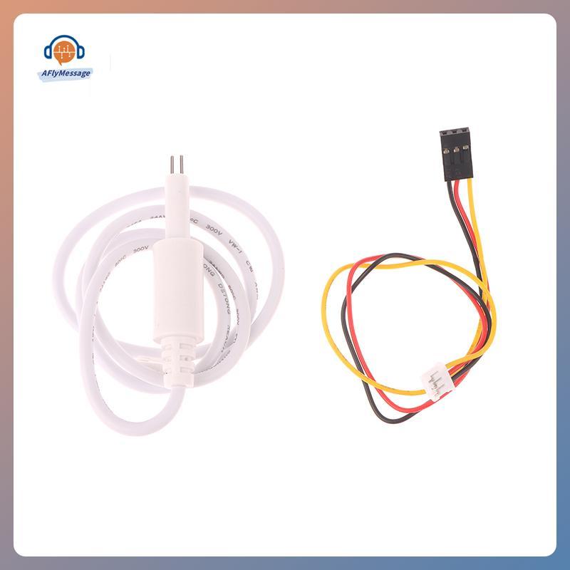 AFl TDS Sensor เซ็นเซอร์การนําไฟฟ้าสําหรับการตรวจจับของเหลวโมดูลตรวจสอบคุณภาพน้ํา DIY TDS ออนไลน์ Mo