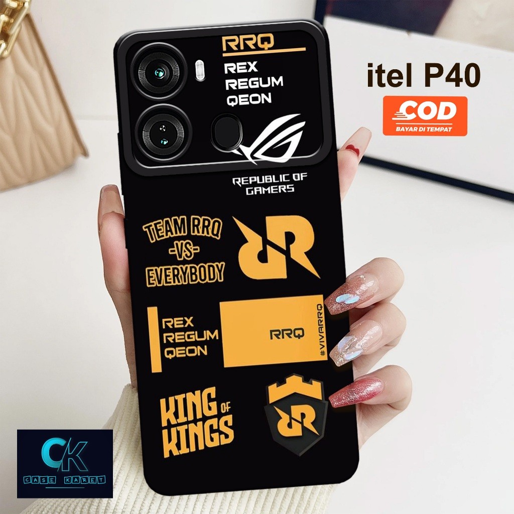 เคส HP ล่าสุด Itel P40 - เคสเล่นเกมแฟชั่น - เคสยาง - เคสโทรศัพท์ Itel P40 ล่าสุด - เคส Itel P40 - เค