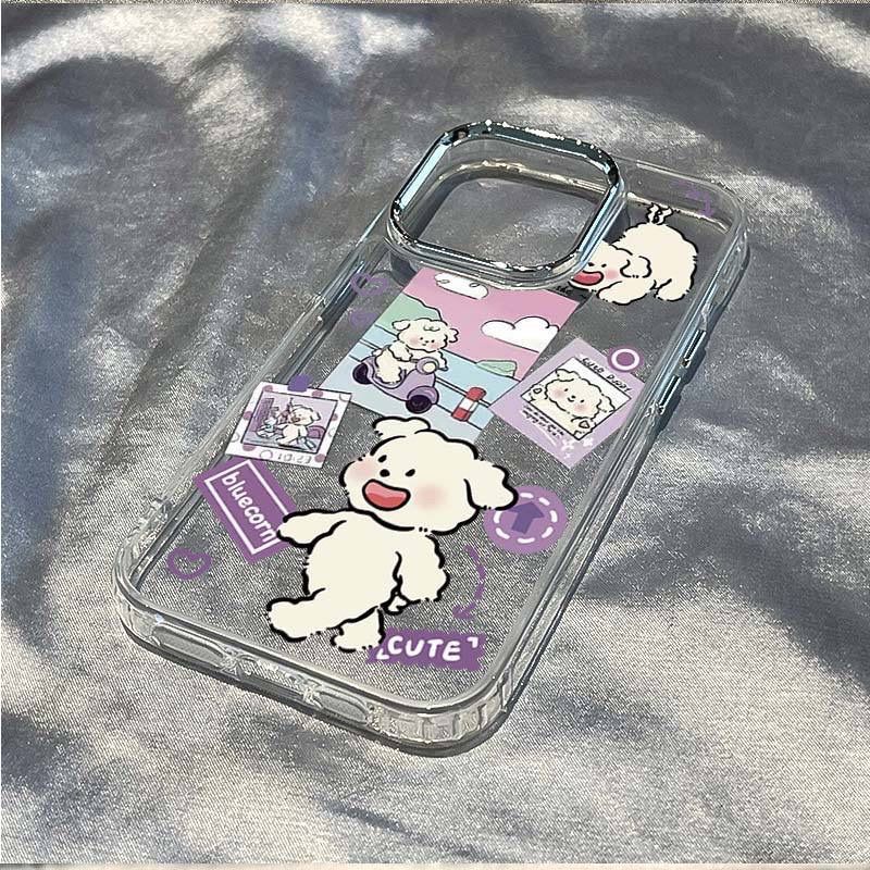 LUCK🍒-เคสมือถือ เคสไอโฟน iPhone15PROMAX Apple13 เคสโทรศัพท์ 14plus 12pro 11PROMAX 17AIR ไอโฟน16proma