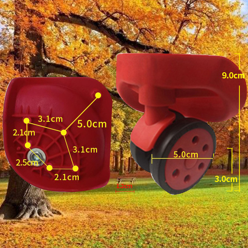 128 กระเป๋าเดินทางล้อเปลี่ยนรถเข็นกรณีรอก Universal Universal ล้อ Reel LBJB-162 ขนาดเล็ก DL-A168-S