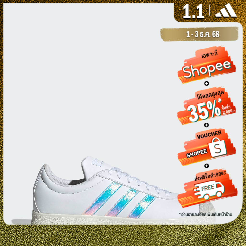 adidas ไลฟ์สไตล์ รองเท้า VL Court Base ผู้หญิง สีขาว JQ3063
