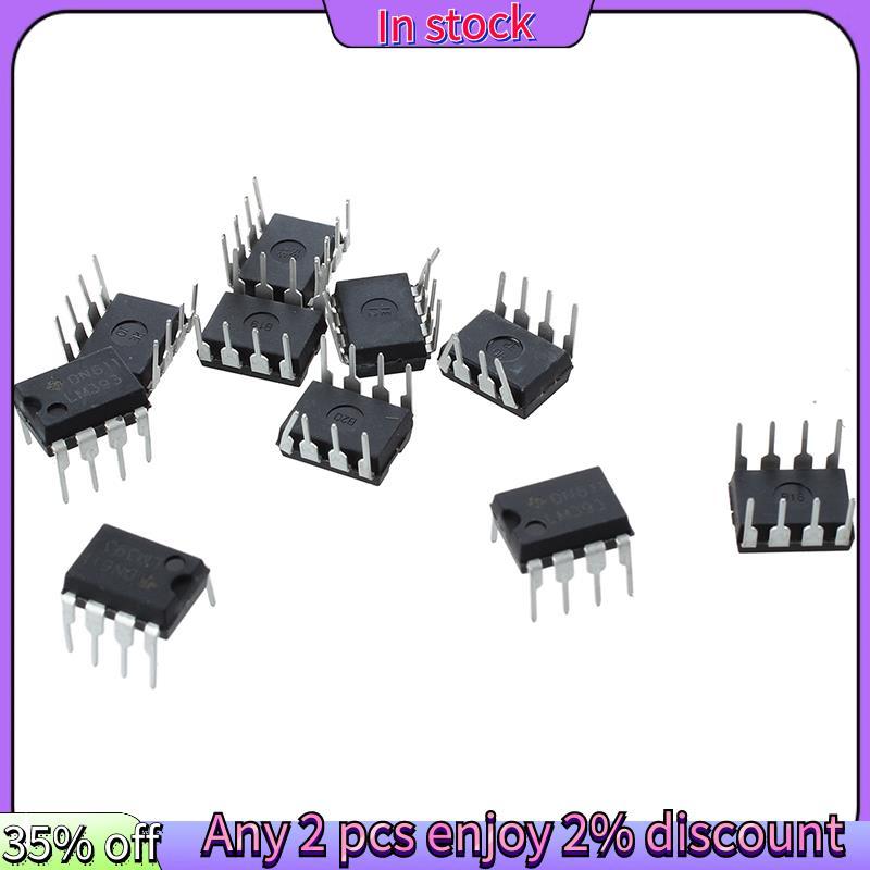 In stock-10 PCS LM393N LM393 DIP-8 Low Power Dual Voltage Comparator
