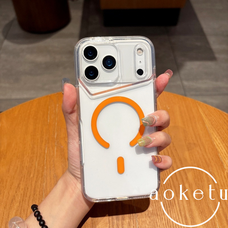 ใบมีดโปร่งใสเอวเล็กแม่เหล็กดูดเหมาะสําหรับ ไอโฟน 17 โปรแม็กซ์ เคสโทรศัพท์ แอปเปิล 14 ซิลิโคน 16 โปรแม็กซ์/15 รวมทุกอย่างป้องกันการตก 13 เคสป้อ