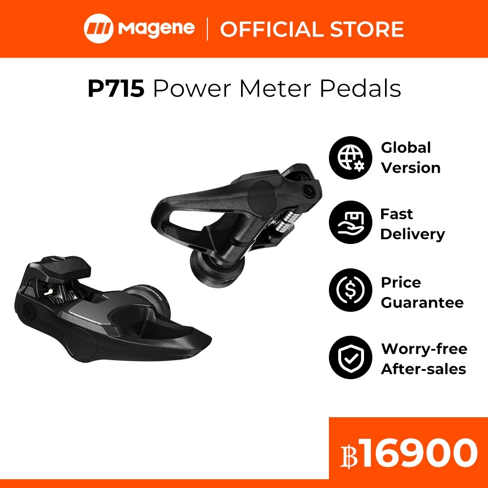 Magene P715 จักรยาน Power Meter Pedals cadence balance สําหรับ KEO & SPD-SL ขี่จักรยานเหยียบเครื่องว