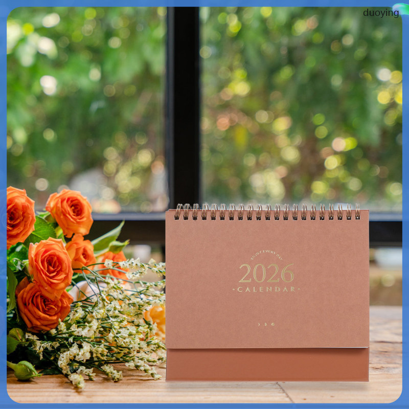 โต๊ะทํางาน Calander Daily Desktop Calendar 2 ชิ้น duoying