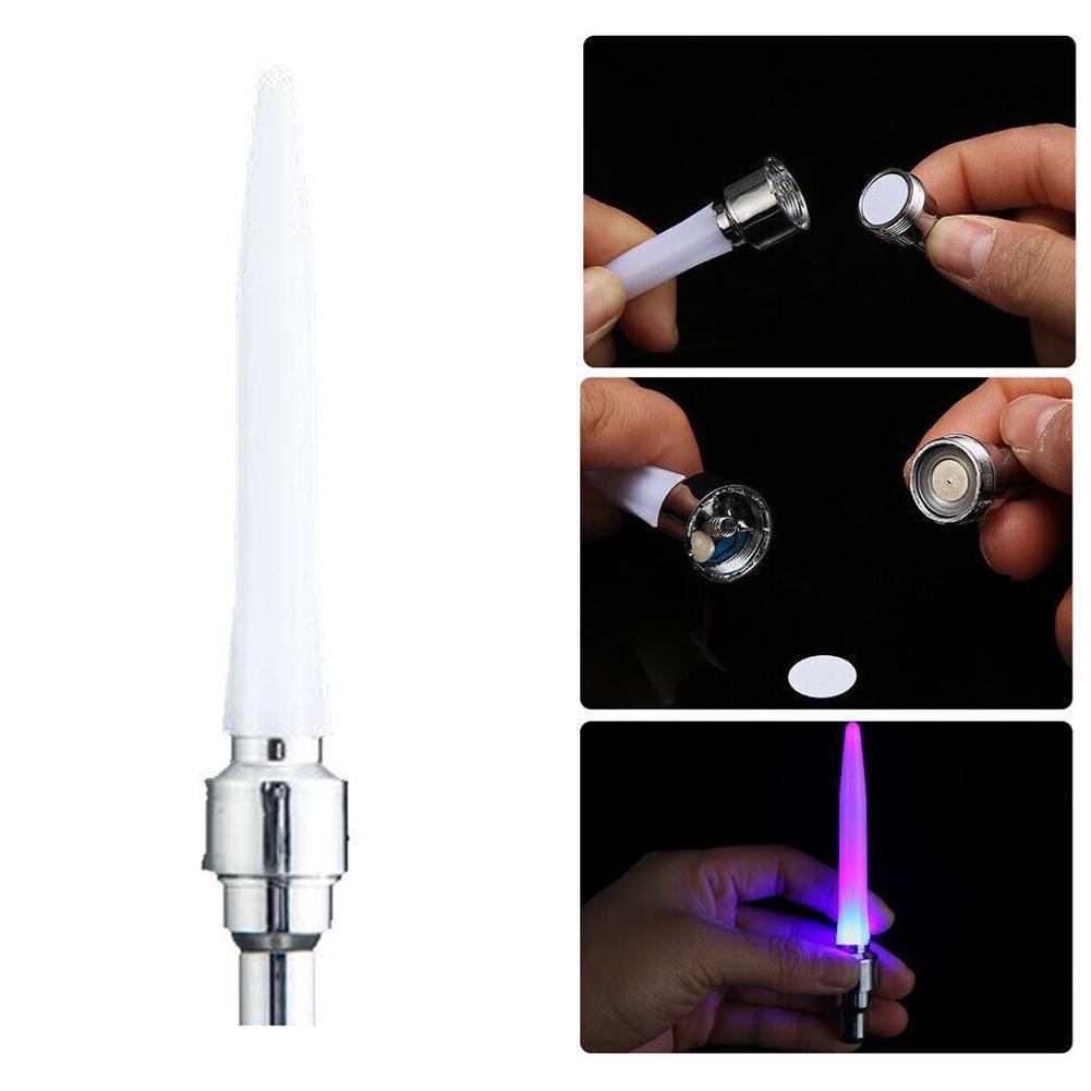 วาล์วจักรยานไฟ Led 7 สีสําหรับวาล์วฝรั่งเศสหรือวาล์ว U5u4