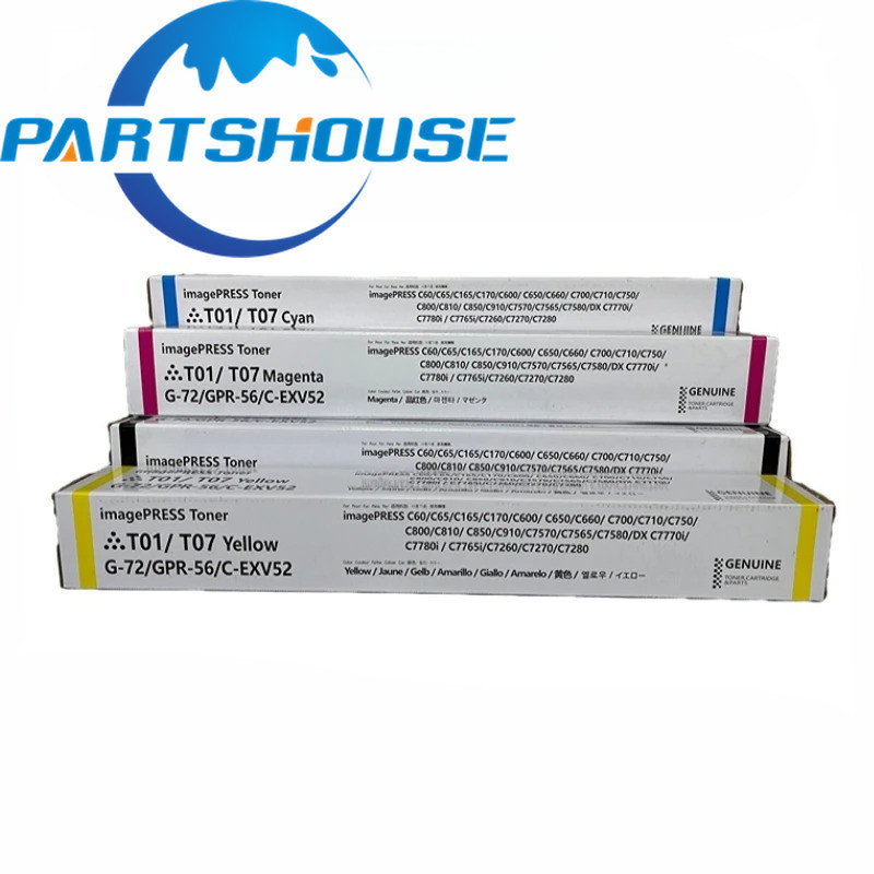 สามารถ T01 T07 ตลับหมึกสําหรับ Canon IR C60 C650 C700 C710 C750 C800 C810 C850 C910 ญี่ปุ่นใช้งานร่ว