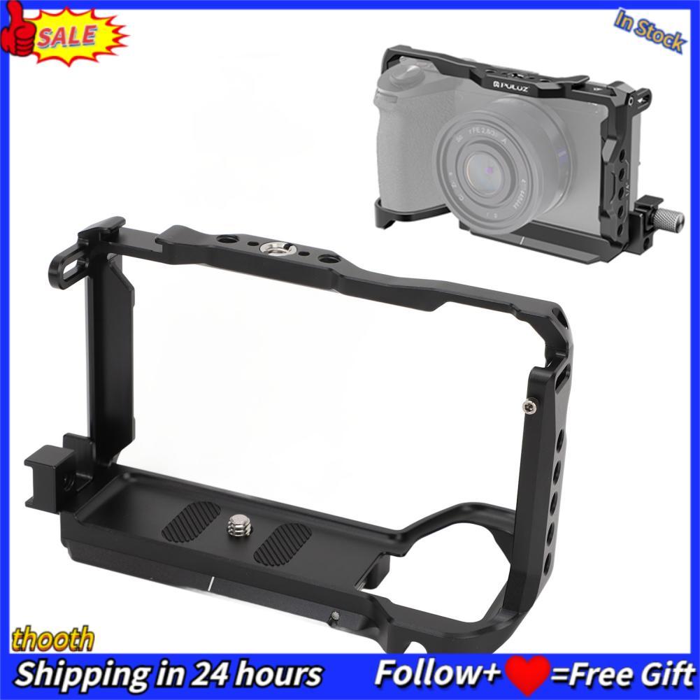 Thooth Thooth กล้องวิดีโอ Rig 1/4 นิ้ว Cold Shoe Port Full สำหรับ A6700 PU3123B