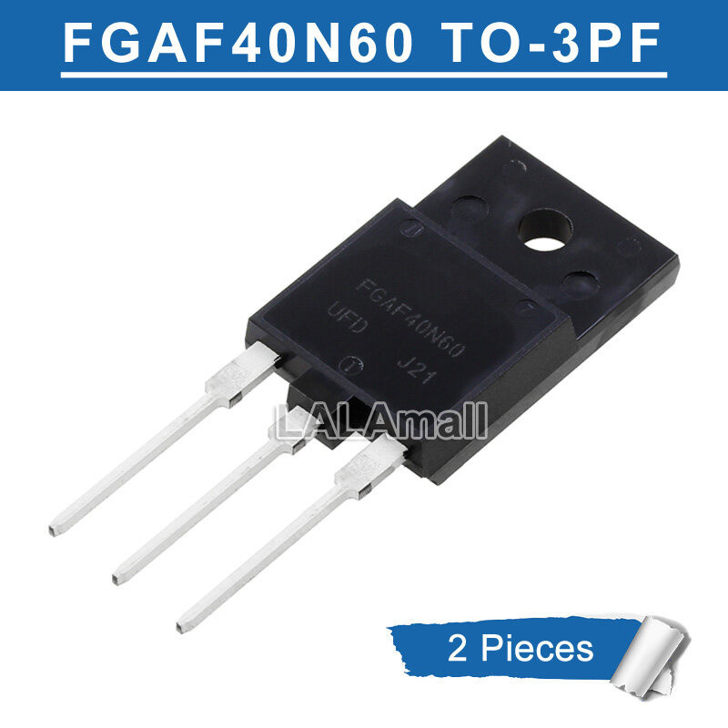 2 ชิ้น FGAF40N60UFD TP-3PF FGAF40N60 UFD FGAF 40N60 TO-3P 40A/600V IGBT ทรานซิสเตอร์ใหม่ IC