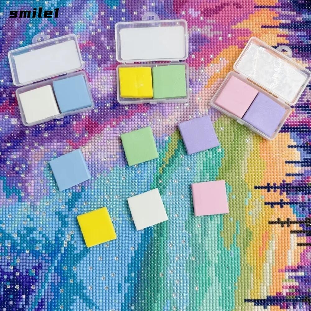 SMILE 1/2PCS Diamond Art Putty Clay, Cross DIY เย็บปักถักร้อยอุปกรณ์เสริมเพชรภาพวาด Clay, Enduring S