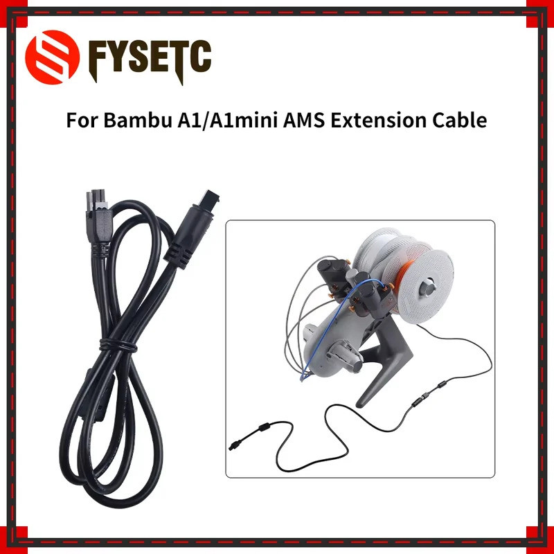 สําหรับBambu Lab A1/A1 mini AMSสายAMS Lite 1M 4-pinสําหรับBambu A1/A1 mini 3dเครื่องพิมพ์อุปกรณ์เสริ