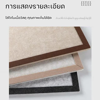 กระดานสักหลาด cork board 3 ชิ้น พร้อมหมุด ตกแต่งห้อง/ออฟฟิศ ปักโน้ตได้ ติดตั้งง่าย