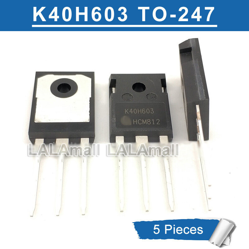 5pcs K40H603 TO-247 IKW40N60H3 TO247 IKW40N60 40H603 600V 40A IGBT ทรานซิสเตอร์ใหม่เดิม