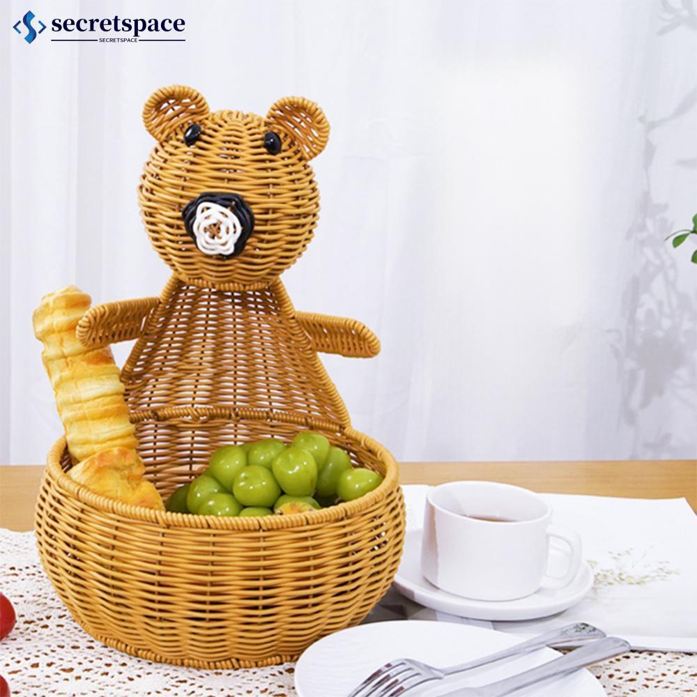 SECRETSPACE ทอรูปเล็กๆ Desktop Storage จานผลไม้จานขนมชั้นเก็บ Home Storage Organizer A5O4