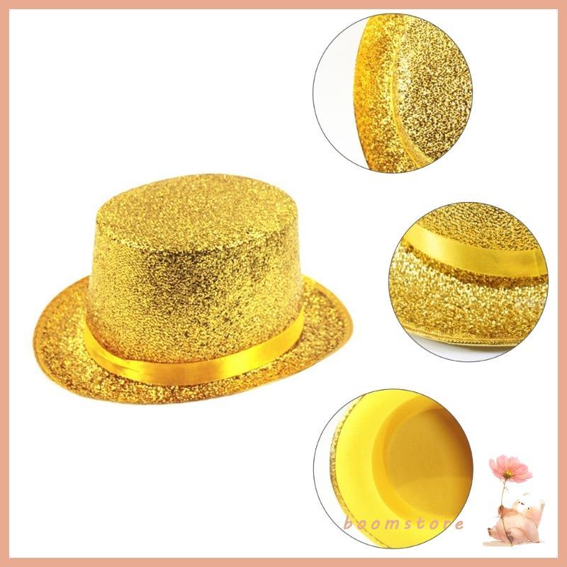 Boom Short Brim Fedora Hat Victorian Age Magician Hat for Boy Men Adult Cap