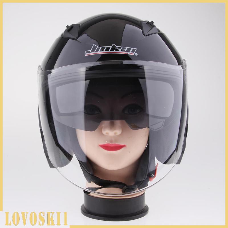 [Lovoski1] 3/4 Open Face Classic With Sun Visor Motorcycle Scooter Helmet M/L/XL/XXL
