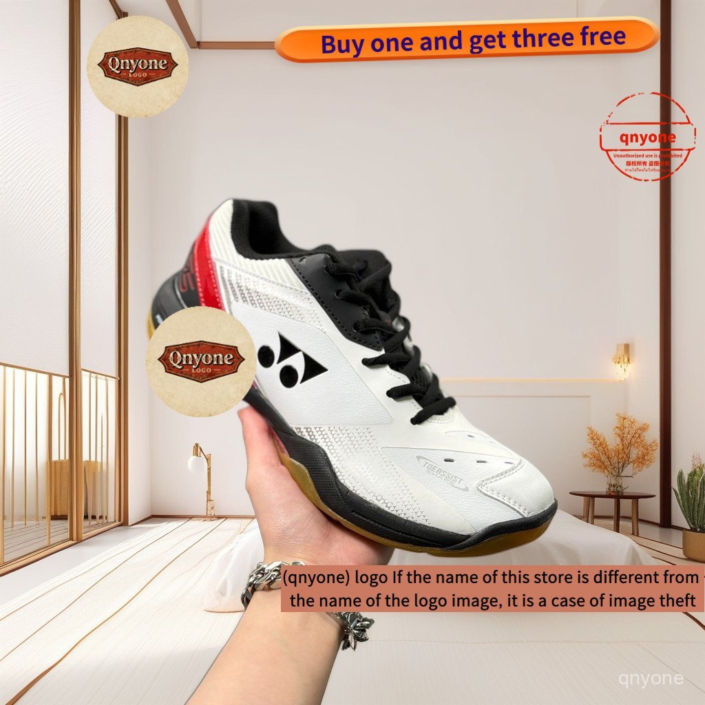 YONEX 65Z รองเท้าแบดมินตันมืออาชีพ การฝึกกันลื่น Unisex F4BY
