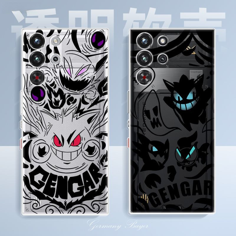 สําหรับ Gengar สําหรับ Nubia RedMagic 10SPro เคสโทรศัพท์ RedMagic 10Pro โปร่งใสรวมทุกอย่าง Shock-pro