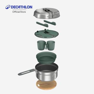 Decathlon Stainless Steel, Non-Stick Camping Cookset ชุดเครื…