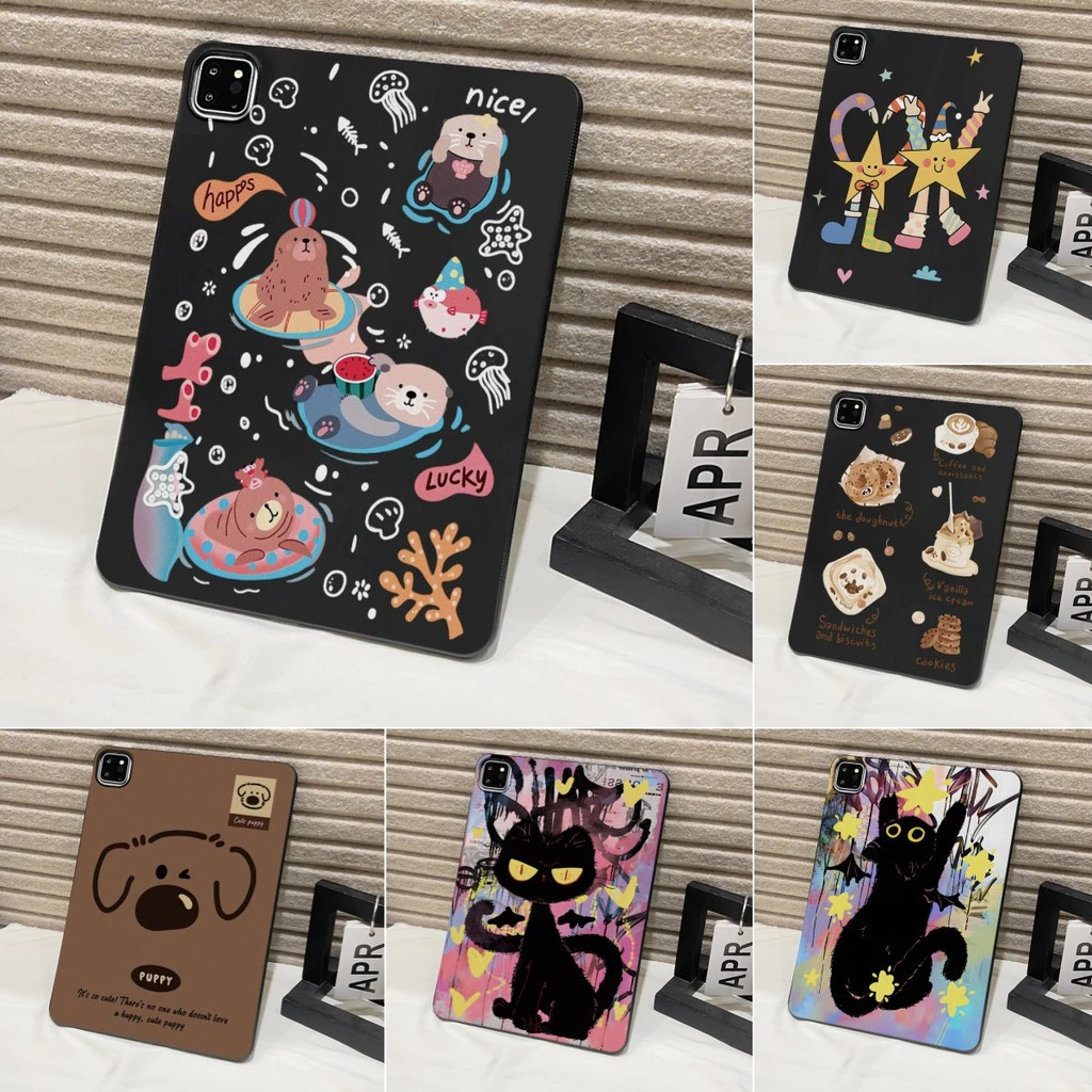 เคสแท็บแล็ต For samsung Tab A8 S8 A9 A11 S8 S9 A7 S6 S7 S9 S10 plus FE S6 Lite S11 Ultra S10 FE ซิลิโคนอ่อนนุ่ม เคส