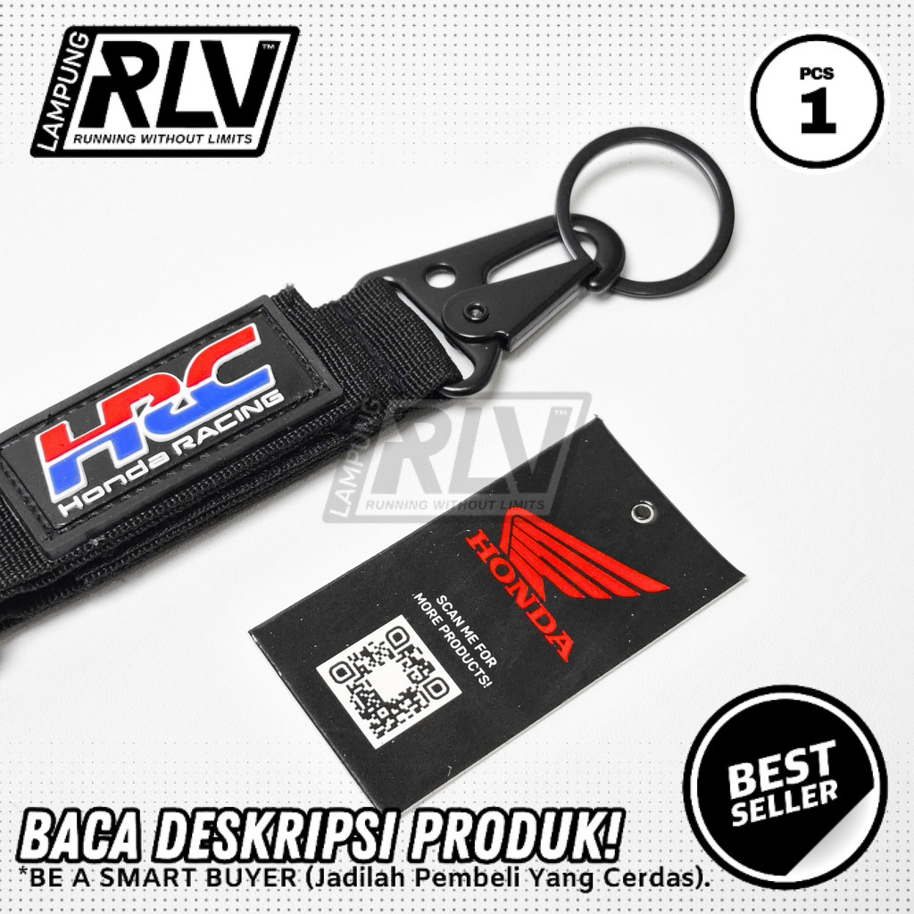 GANTUNGAN HONDA RACING HRC 22 พวงกุญแจ AHM ดั้งเดิม