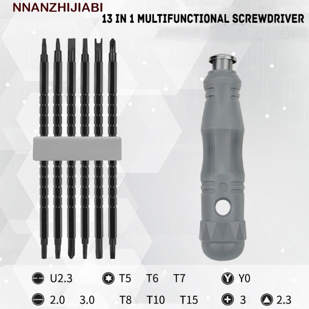 NANZHIJIABI ไขควงชุด Ratchet Screw Driver ไขควงชุดเครื่องมือ Telescopic สําหรับซ่อมโทรศัพท์ Torx Key