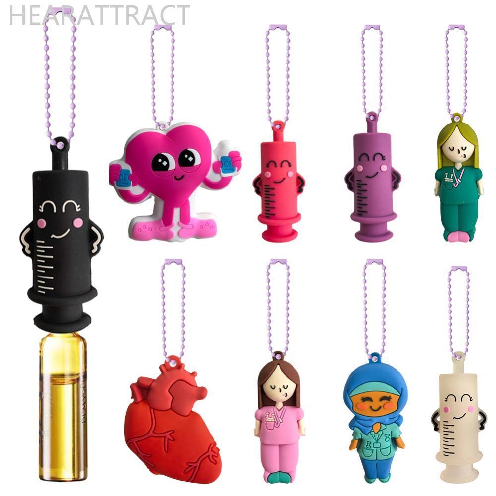 HEARATTRACT มัลติฟังก์ชั่นน่ารักการ์ตูนรูปร่าง Medical Ampoule ที่เปิดขวดพยาบาลหมอพิเศษยางเข็มฉีดยาเ