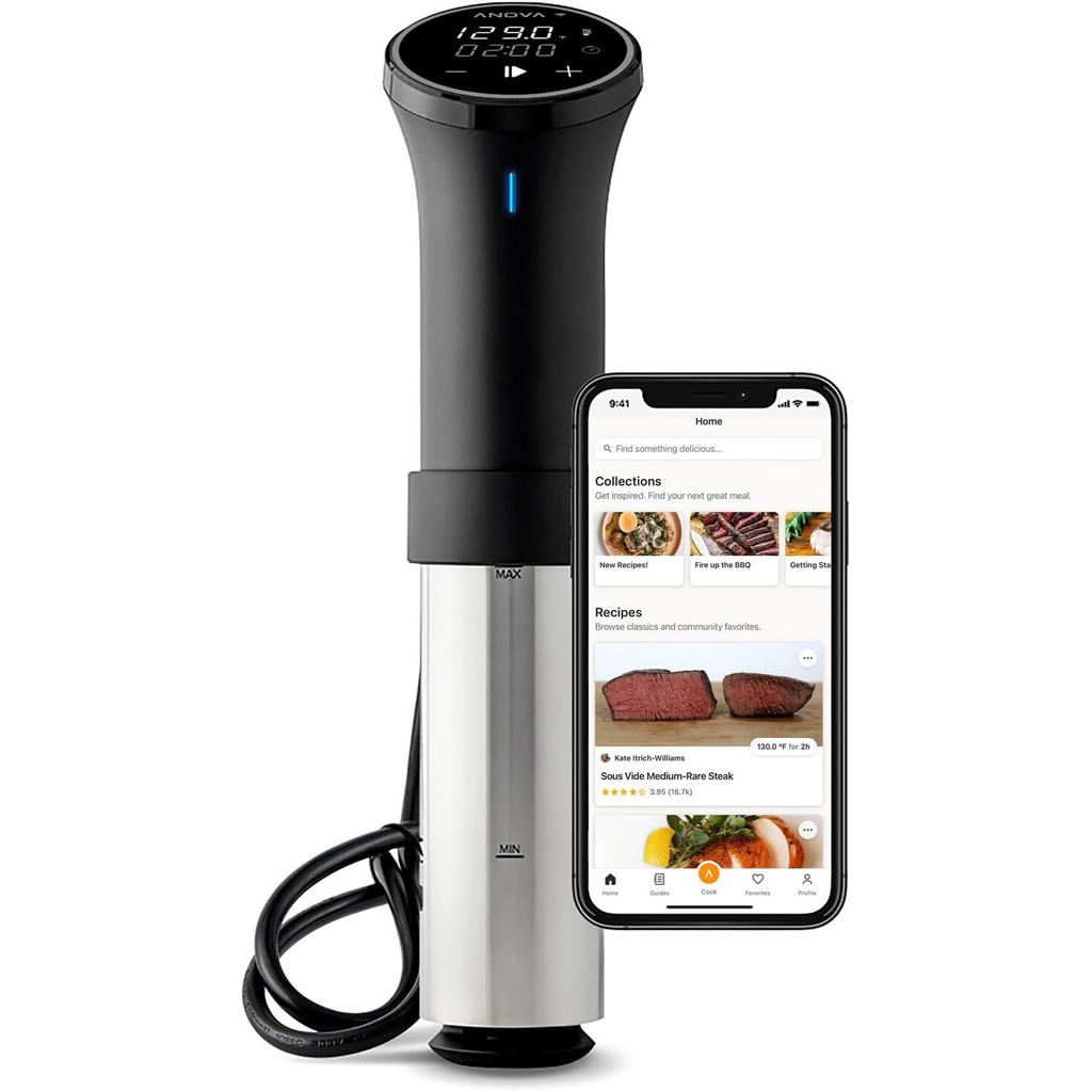 Anova Culinary Sous Vide Precision Cooker 3.0 (WiFi), 1100 วัตต์, สแตนเลส