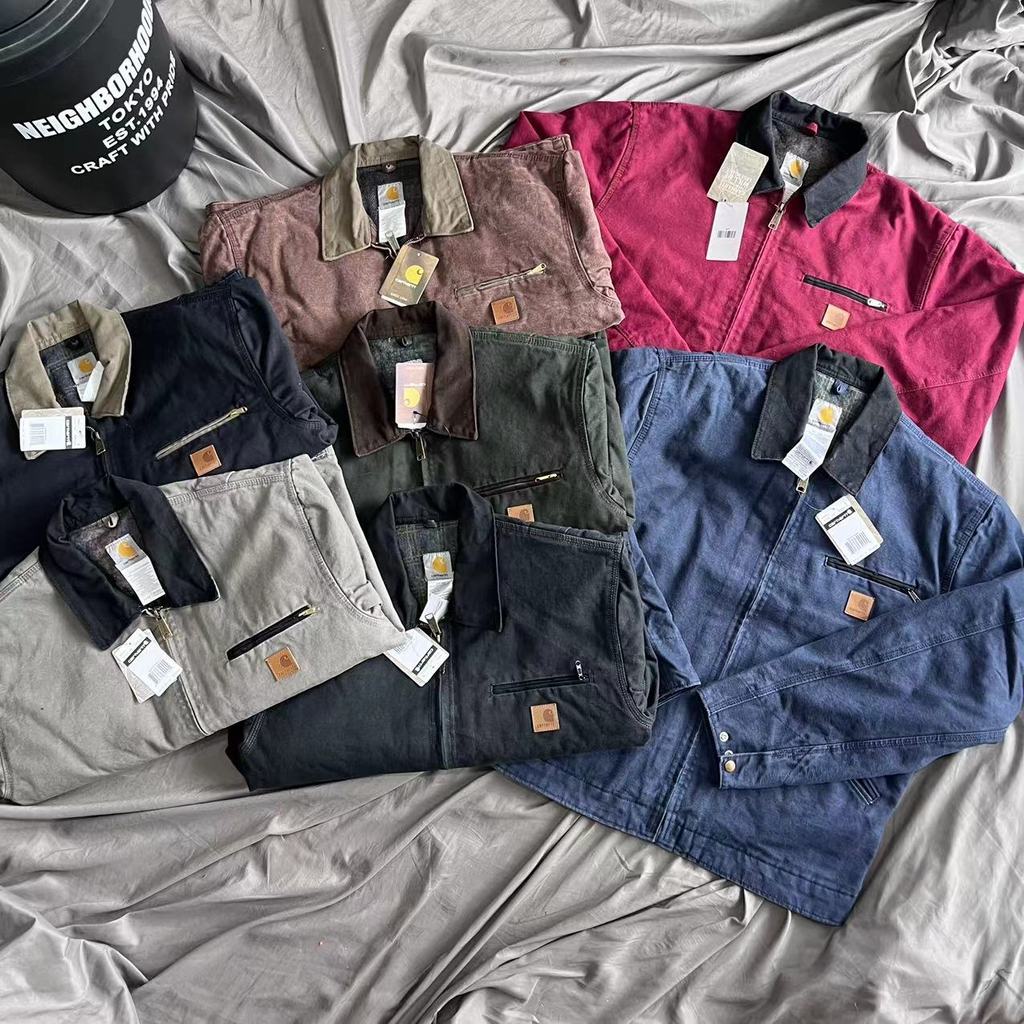 LH4U Car*  J97Vintage Washed Detroit Jacket in Various Rare Colors, Loose Fit, Plus Size