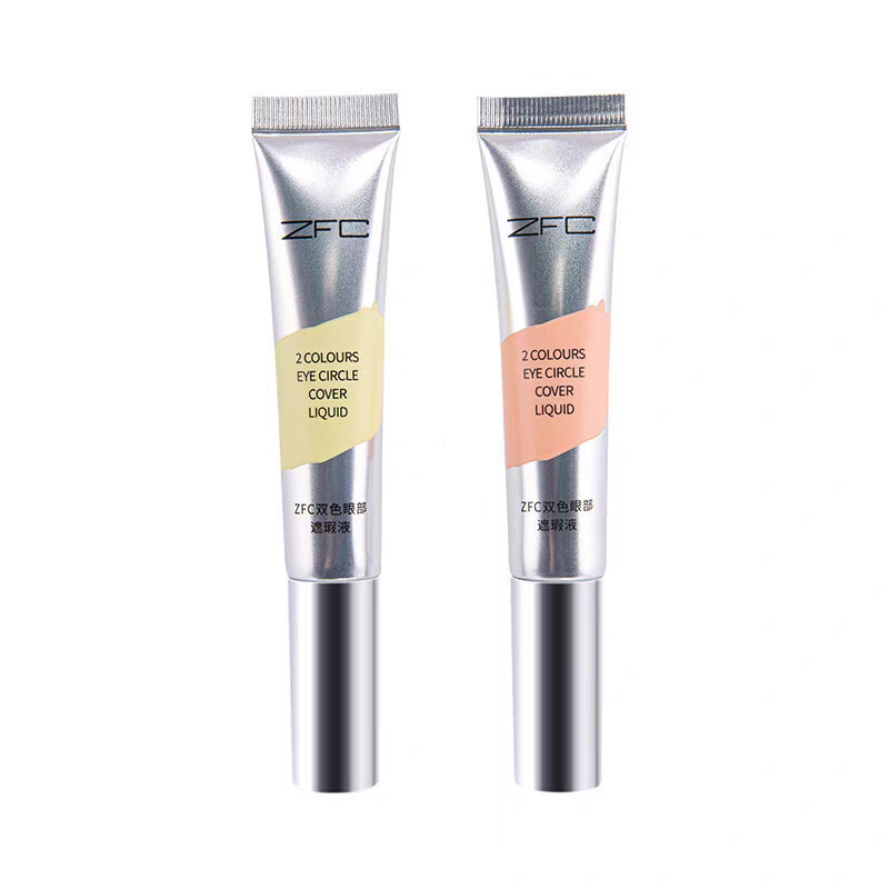 ⭐ZFC Two-Color Eye Dark Circles Eye คอนซีลเลอร์ให้ความชุ่มชื้นจุด Tear Grooves Face Brightening และ 