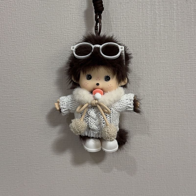 【พร้อมส่ง】monchichi พวงกุญแจ Monchi Bebichhichi Tuffy Monchhichi Keychain Limited Plush hipper kitty