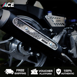 Diamond Expanded Exhaust Heat Guard Anti-Burn Shield for Motorcycle For AEROX NMAX