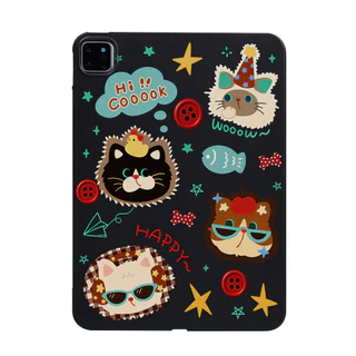 เคสสำหรับ For iPad 10.2''(2021/2020/2019) 10.9''(2022) 11''(2025) เคสป้องกันด้านหลังแบบบางและน้ำหนักเบา Mini 7 6 5 4 3 2