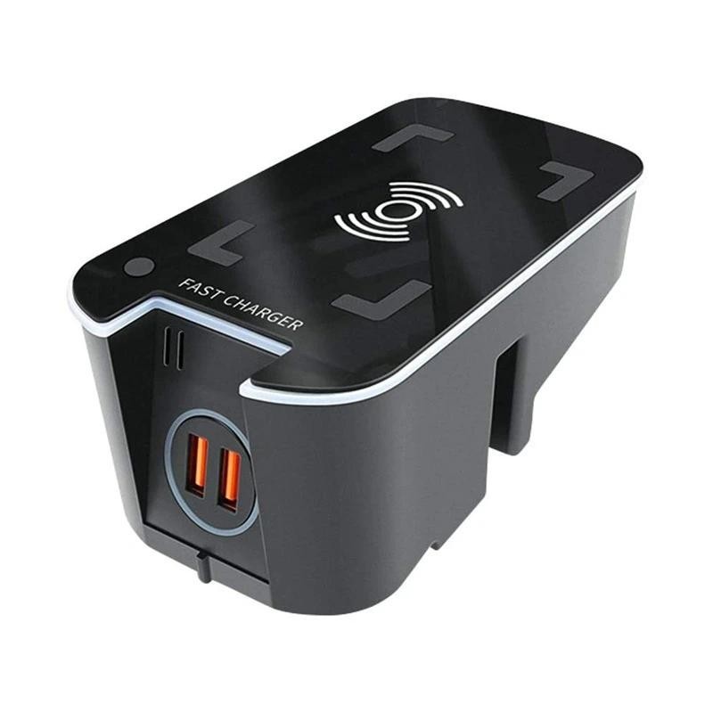 15W รถสําหรับ Qi Wireless Charger แผ่นชาร์จผู้ถือโทรศัพท์สําหรับ Volvo XC90 S90 XC60 VC60 S60 V90