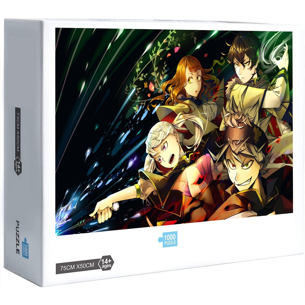 Mimosa Vermillion Yuno Black Clover Noelle Silva Asta จิ๊กซอว์ปริศนา 300 500 1000 ชิ้นตกแต่งบ้านเกมข
