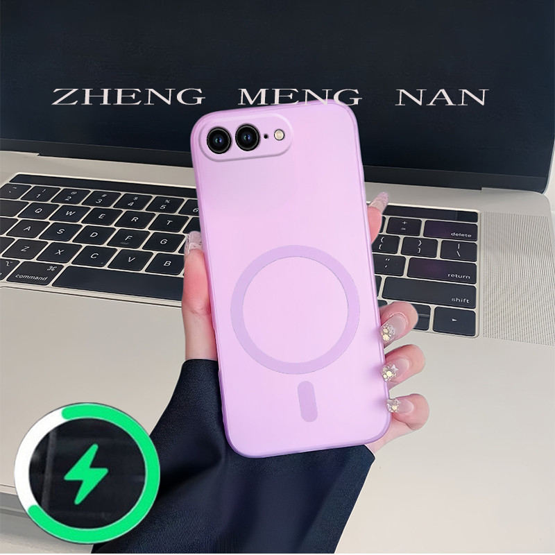 เหมาะสําหรับ iPhone 6 6s 7 8 iPhone 6 plus 6s plus iPhone 7 plus 8plus เคสโทรศัพท์มีน้ําค้างแข็งนิ่มพร้อมสายโปร่งใสกึ่ง 0043